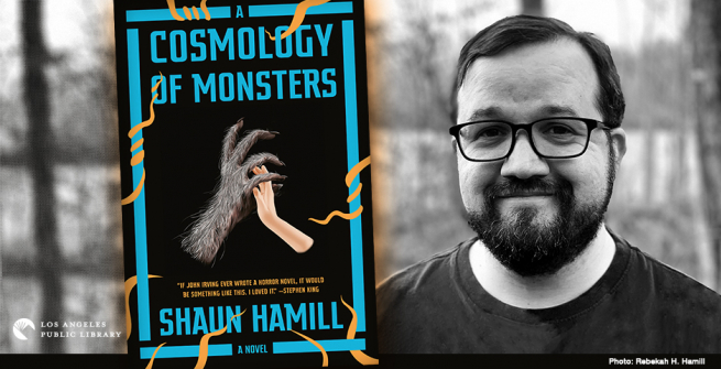 Shaun Hamill and his first novel, A Cosmology of Monsters