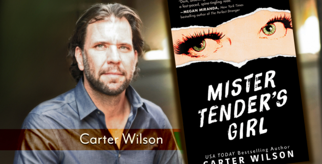 photo of author Carter Wilson and his book