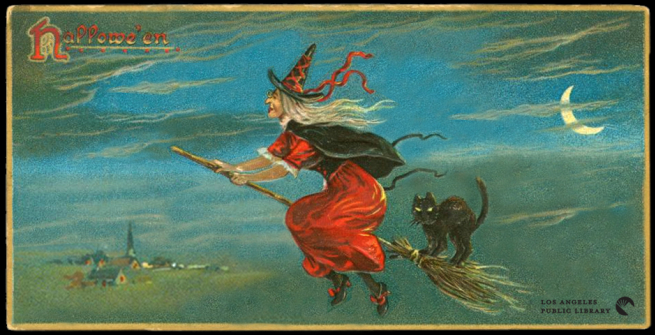 vintage Halloween postcard