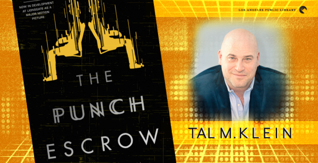 book cover of punch escrow and author photo of Tai M. Klein