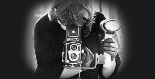 Women taking a photograph