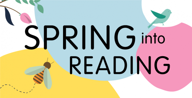 Spring into Reading graphic