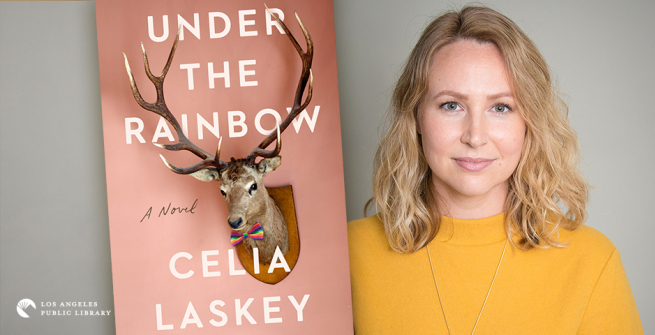 Author Celia Laskey and first book Under the Rainbow