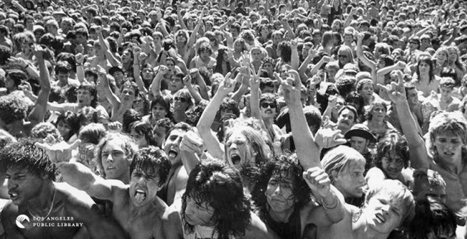 Heavy metal rock concert at the Coliseum