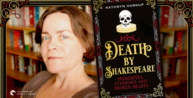 Author and chemist, Dr. Kathryn Harkup and her latest book, Death By Shakespeare