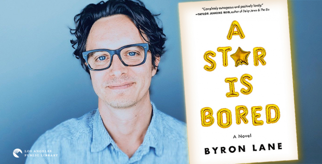 Playwright and screenwriter, Byron Lane and his first novel, A Star is Bored.
