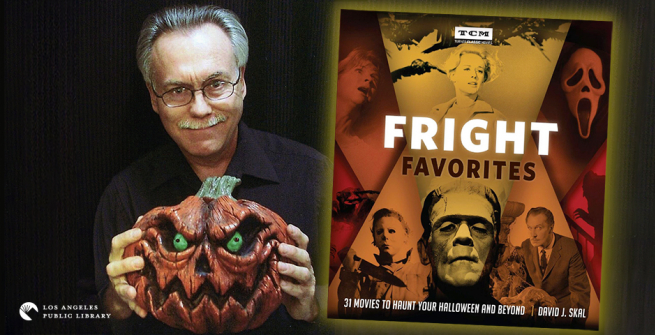 Author David J. Skal and his latest book, Fright Favorites: 31 Movies to Haunt Your Halloween and Beyond