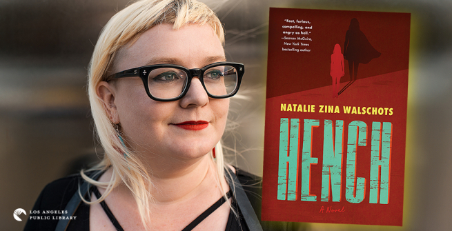 Author Natalie Zina Walschots and her debut novel, Hench