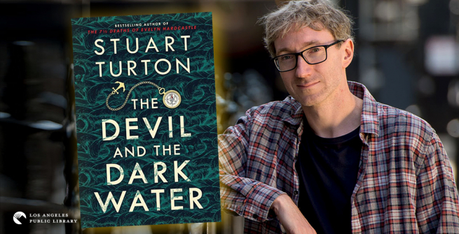 Freelance journalist, Stuart Turton and his latest book, The Devil and the Dark Water
