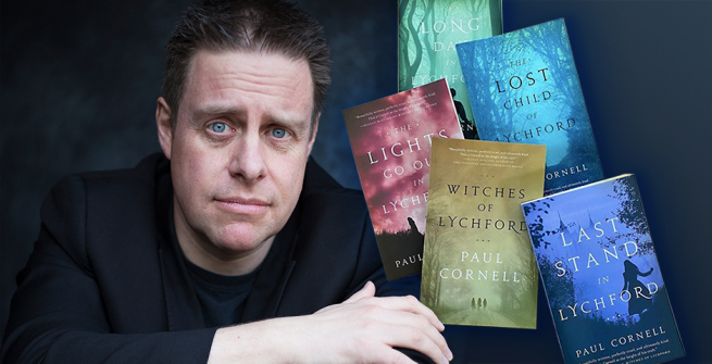 Author Paul Cornell and his book series, Witches of Lychford