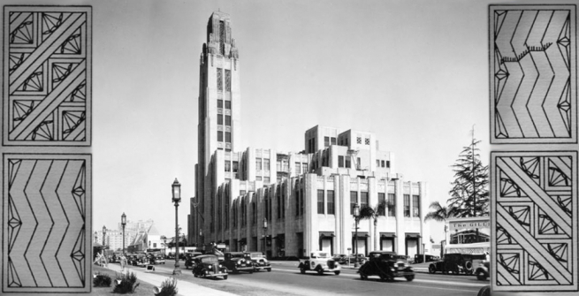 photo of Wilshire Boulevard looking towards Bullock's Wilshire