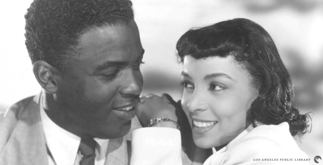 Jackie Robinson and Ruby Dee