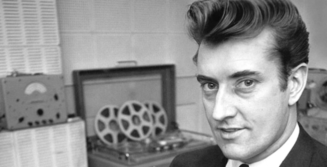 Joe Meek at his home recording studio, 1960s