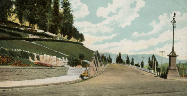 postcard image of Elysian park
