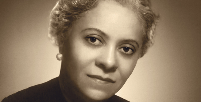 Portrait of Florence Price taken by G. Niledoff