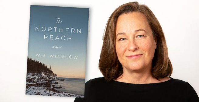 Author W. S. Winslow and her first novel, The Northern Reach
