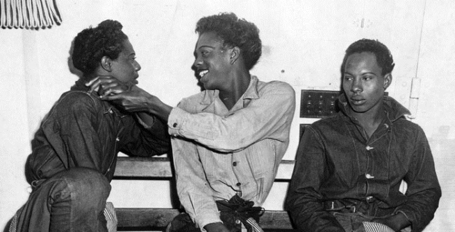 Franke Goode, 17, left; Francis J. Socwell, 18.