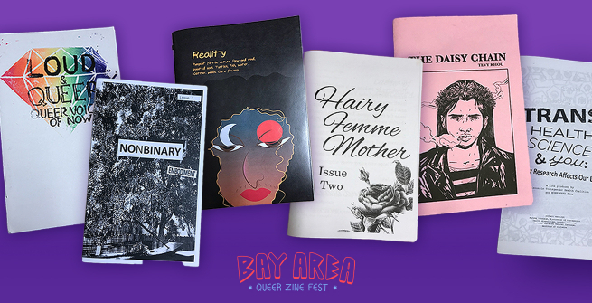 collage of queer zine covers