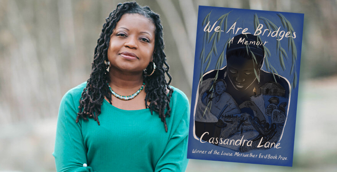 Cassandra Lane and her debut novel, We Are Bridges