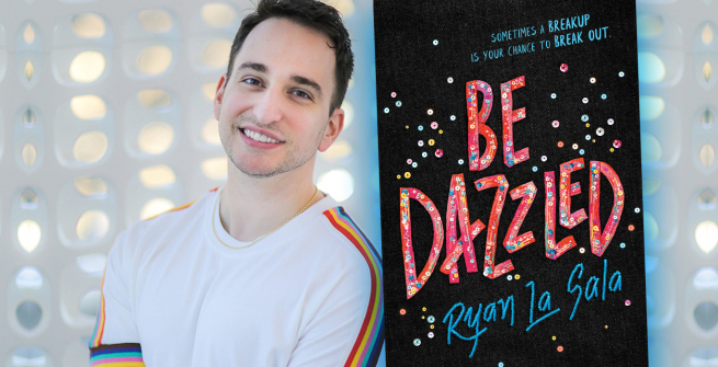 Author Ryan La Sala and his latest novel, Be Dazzled