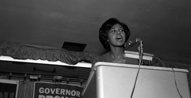 In 1966, Yvonne Brathwaite Burke became the first African American woman elected to the California Assembly, and in 1972, was the first woman elected to the House.