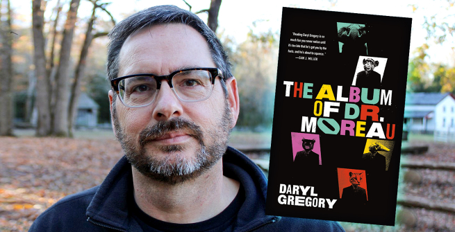 Author Grant Farley and his latest novel, The Album of Dr. Moreau
