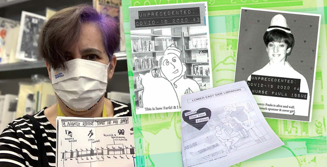 Zine author, Jenna Freedman and her zine series, Unprecedented