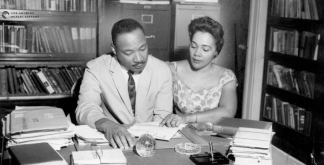 Dr. Martin Luther King Jr. and Coretta Scott King