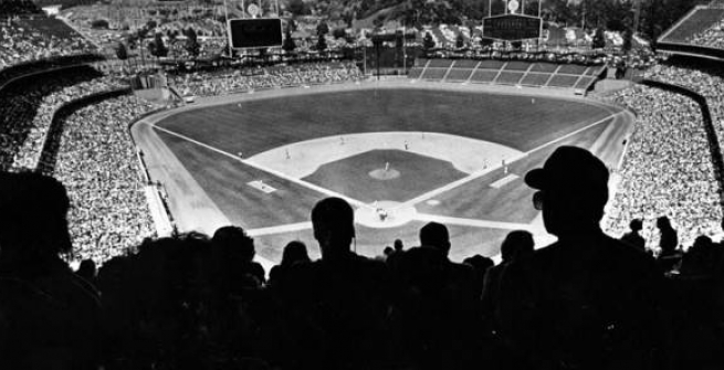 Dodger Stadium a view from the stands