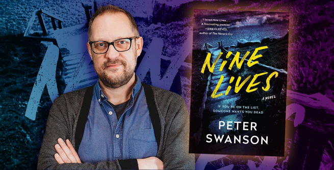 Author Peter Swanson and his latest novel, Nine Lives