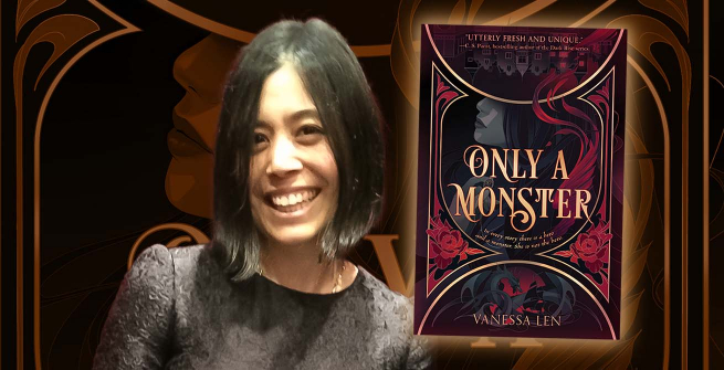 Author Kate Moore and her first novel, Only A Monster