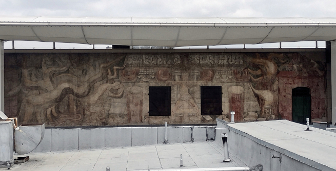 América Tropical in April, 2022. Author’s photograph