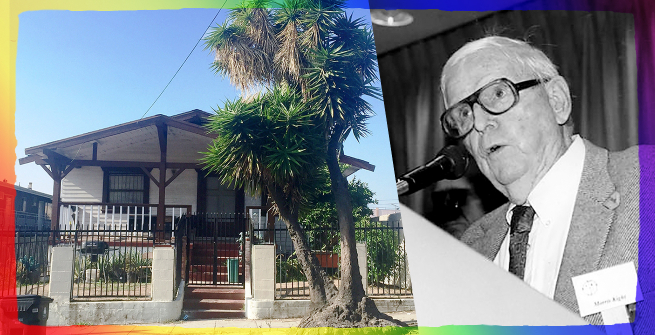 Morris Kight Residence and Morris Kight ca 1999