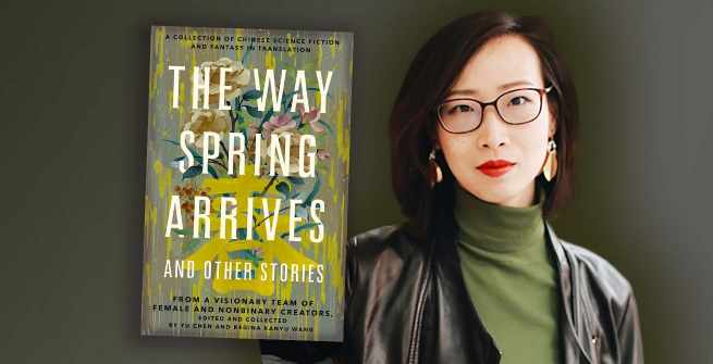 Author Regina Kanyu Wang and her latest work collection, The Way Spring Arrives