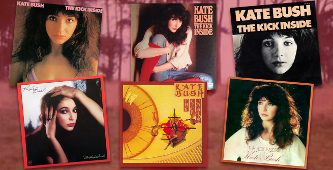 6 versions of the Kick Inside album cover