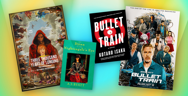 Collage of films adapted from books