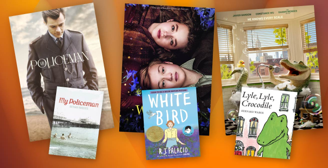 Collage of films adapted from books