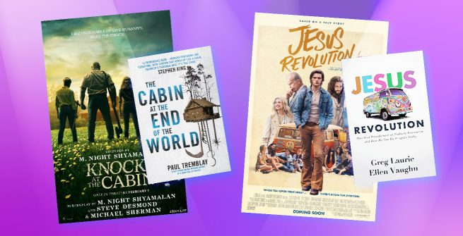 Collage of films and their adapted books