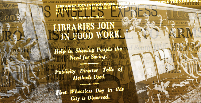 Collage of photos from World War I