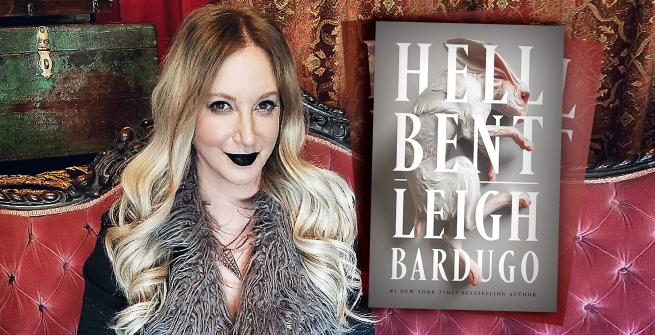 Author Leigh Bardugo and her latest novel, Hell Bent
