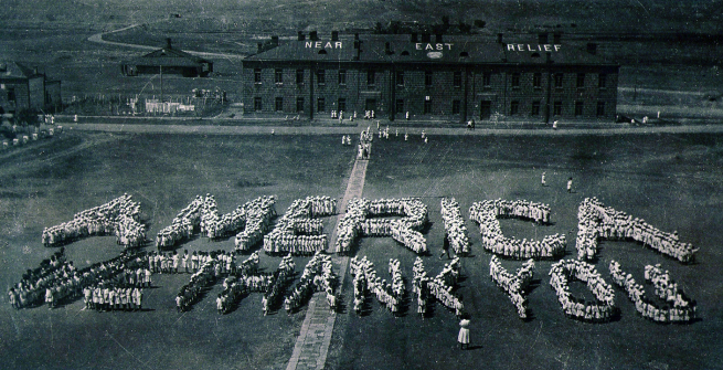 Armenian orphans of the Near East Relief orphanage in Alexandropol (now Gyumri, Armenia)