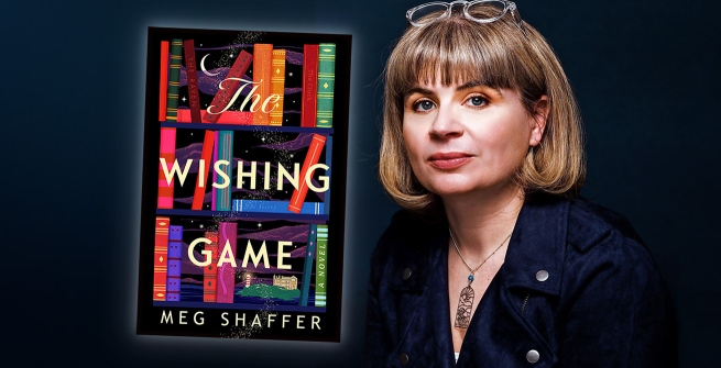 Author Meg Shaffer and her debut novel, The Wishing Game