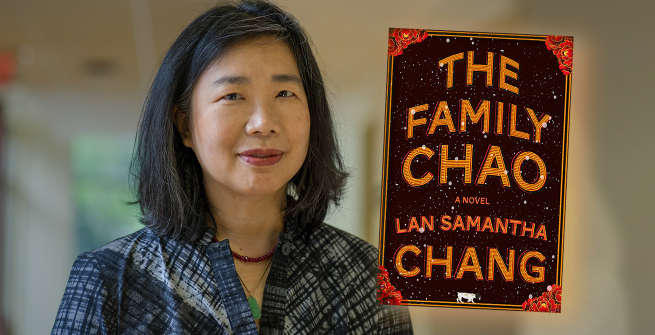 Author Lan Samantha Chang and her latest novel, The Family Chao