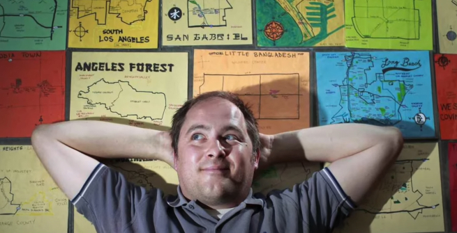 Eric Brightwell and his maps