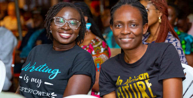 2 women at the Pa Gya! festival