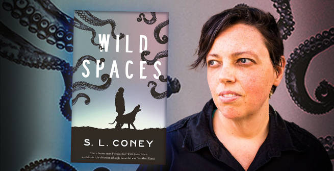 Author S.L. Coney and her debut novel Wild Spaces