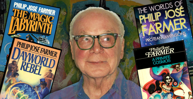 Philip Jose Farmer and 4 of his books