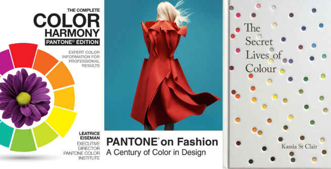 Book covers of recommended Pantone and color related books