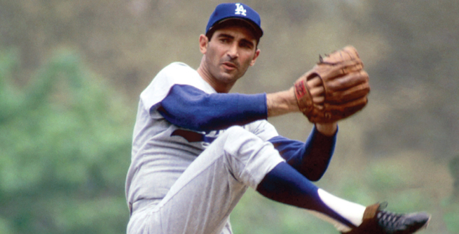 Sandy Koufax at the pitch