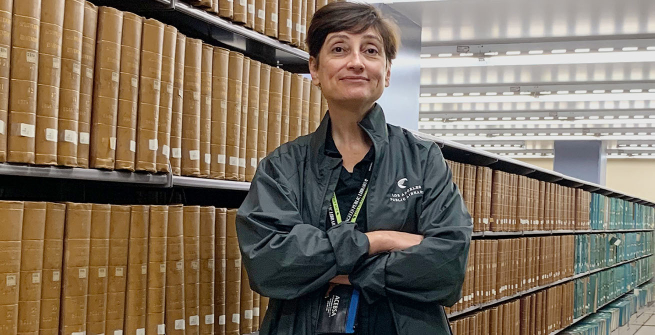 Patents librarian, Stella Mittelbach